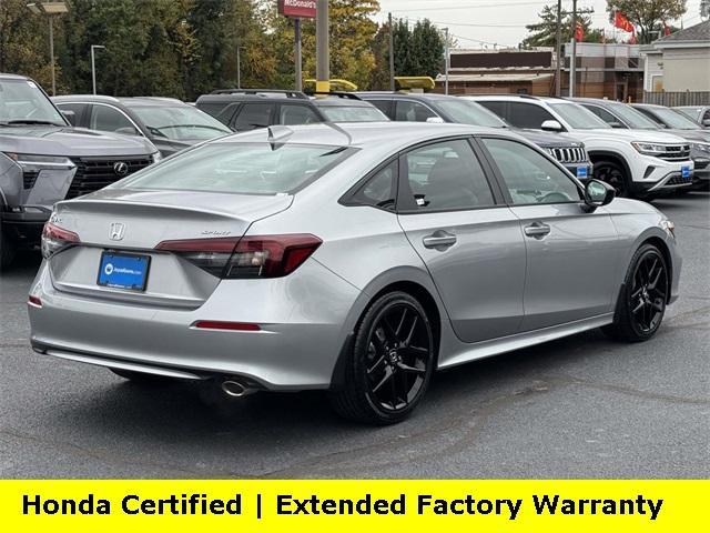 used 2025 Honda Civic car, priced at $26,281