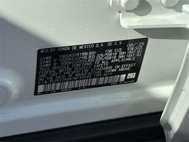 new 2026 Honda HR-V car, priced at $31,405