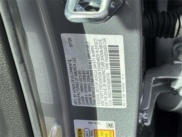 new 2025 Honda Accord car, priced at $31,710