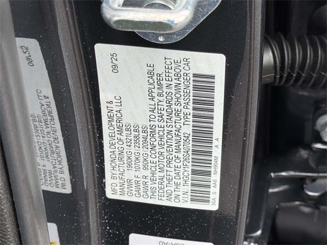 new 2025 Honda Accord car, priced at $29,490