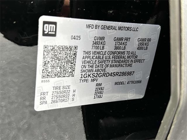 new 2025 GMC Yukon XL car, priced at $80,205