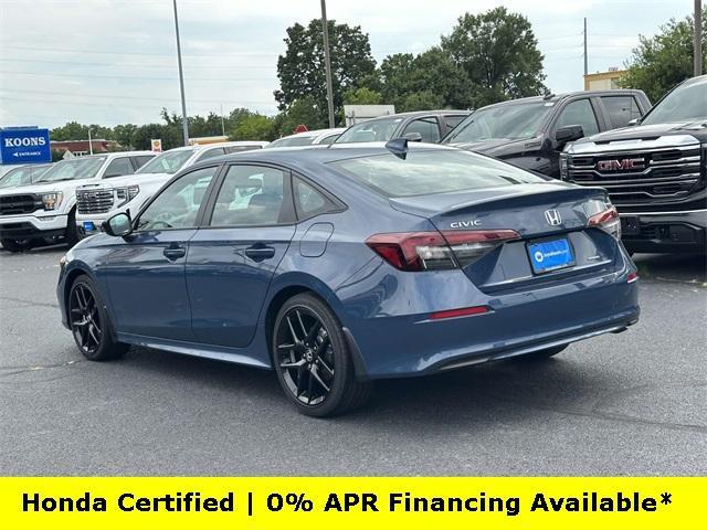 used 2025 Honda Civic Hybrid car, priced at $30,981
