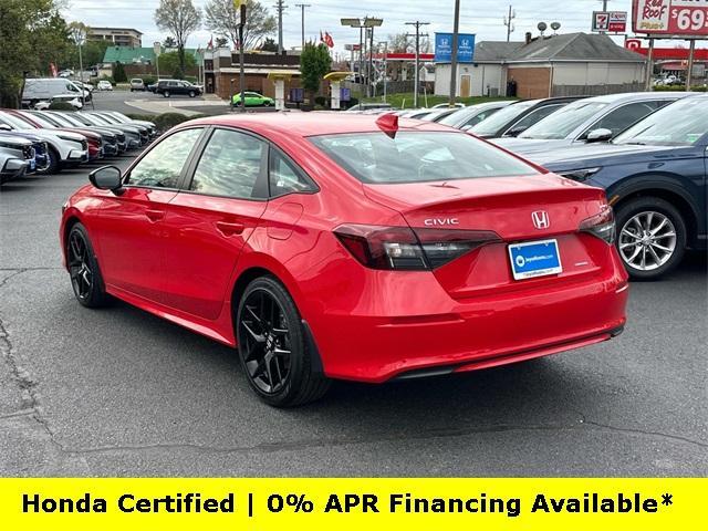 used 2025 Honda Civic Hybrid car, priced at $30,482