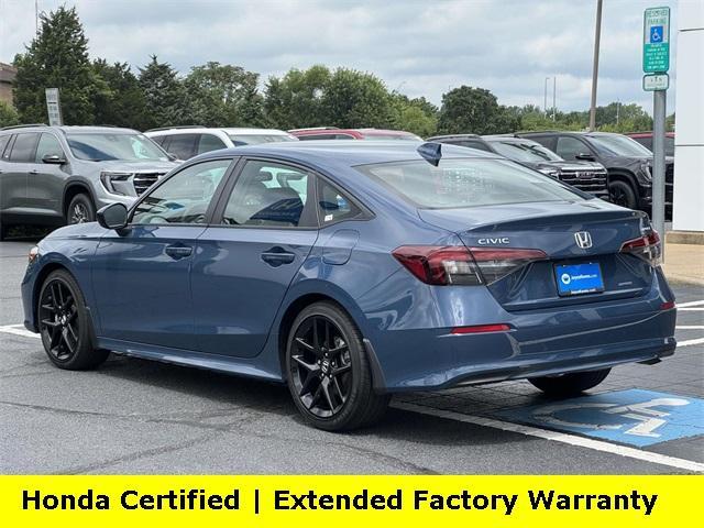 used 2025 Honda Civic Hybrid car, priced at $27,995