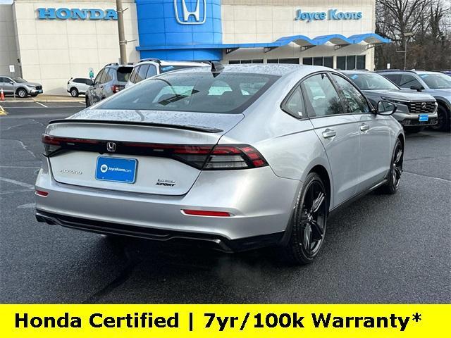 used 2024 Honda Accord Hybrid car, priced at $32,981