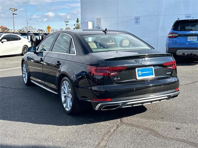 used 2019 Audi A4 car, priced at $18,481