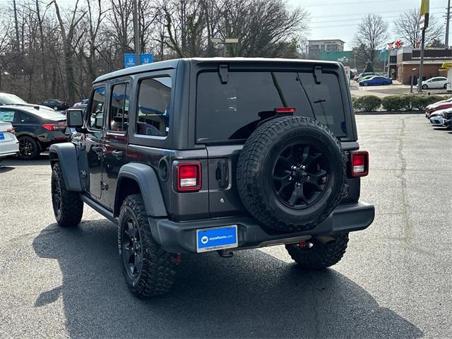 used 2020 Jeep Wrangler Unlimited car, priced at $24,500