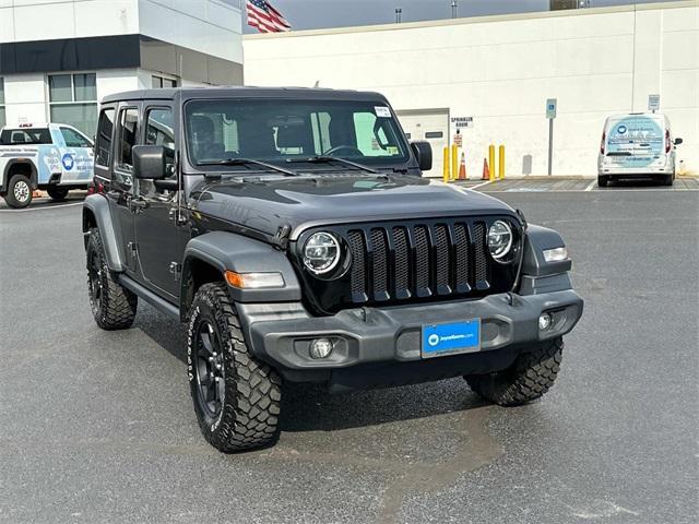 used 2020 Jeep Wrangler Unlimited car, priced at $27,894