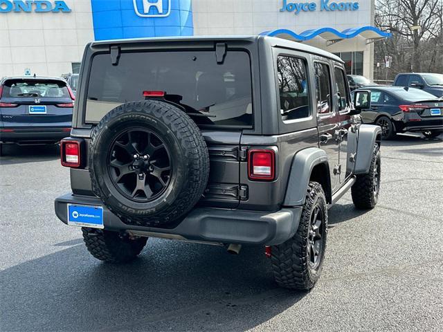 used 2020 Jeep Wrangler Unlimited car, priced at $24,500