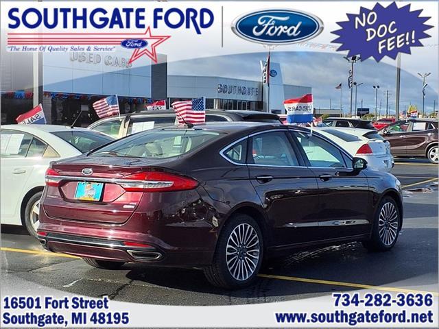 used 2017 Ford Fusion car, priced at $10,995
