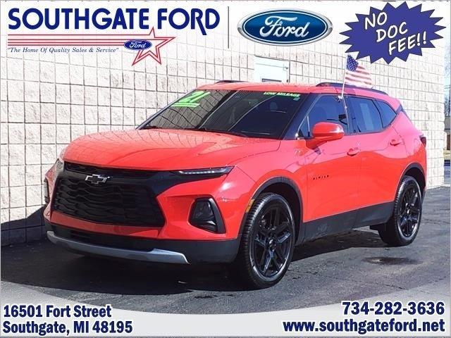 used 2021 Chevrolet Blazer car, priced at $22,495