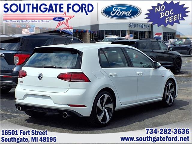 used 2019 Volkswagen Golf GTI car, priced at $22,995