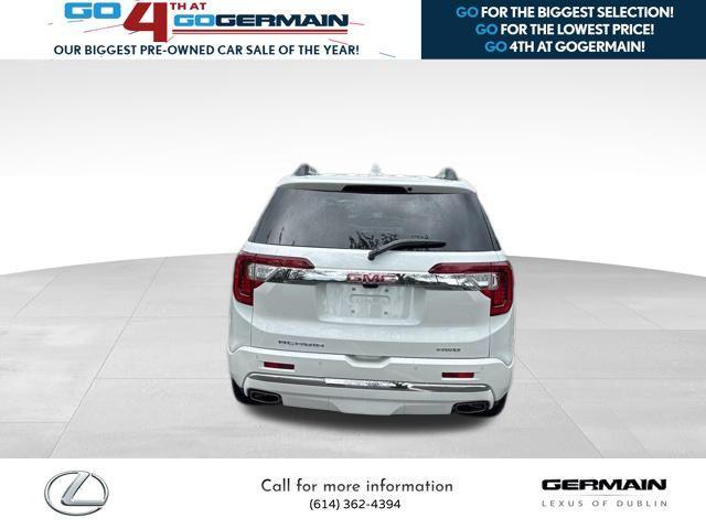 used 2022 GMC Acadia car, priced at $37,446