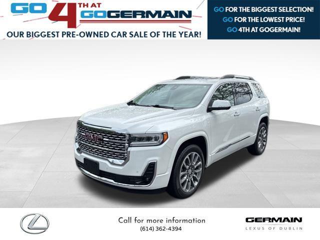 used 2022 GMC Acadia car, priced at $37,446
