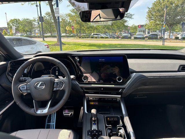 new 2025 Lexus TX 500h car, priced at $72,134