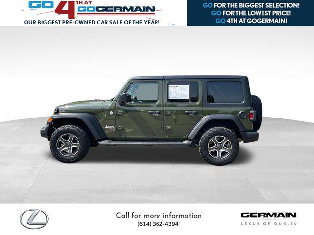 used 2021 Jeep Wrangler Unlimited car, priced at $23,985