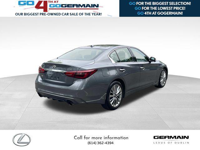 used 2022 INFINITI Q50 car, priced at $29,453