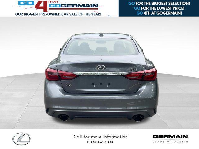 used 2022 INFINITI Q50 car, priced at $29,453