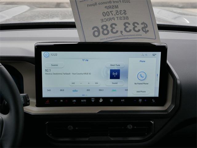 new 2025 Ford Bronco Sport car, priced at $33,386