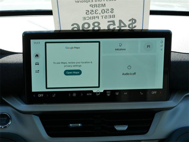 new 2025 Ford Explorer car, priced at $45,896