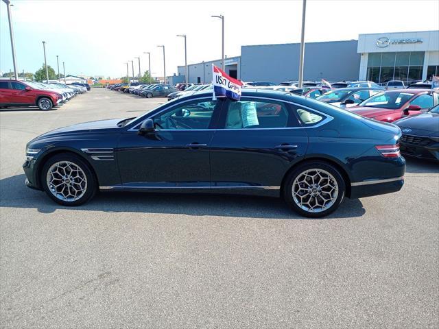 used 2021 Genesis G80 car, priced at $35,999