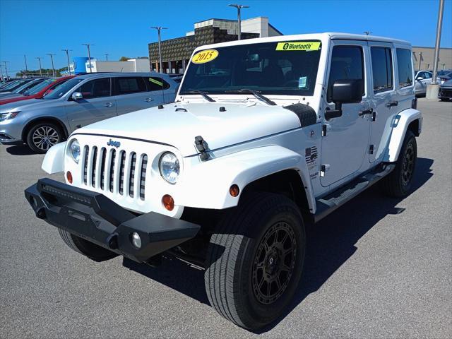 used 2015 Jeep Wrangler Unlimited car, priced at $15,999