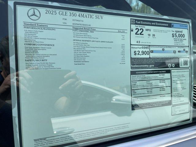 new 2025 Mercedes-Benz GLE 350 car