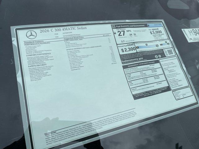 new 2026 Mercedes-Benz C-Class car