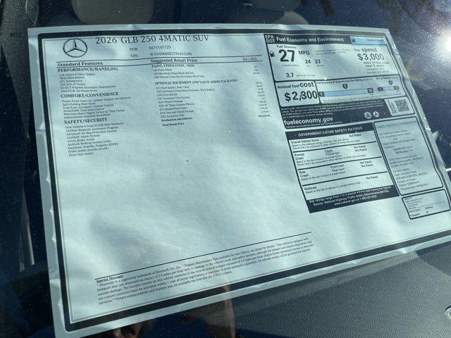 new 2026 Mercedes-Benz GLB 250 car