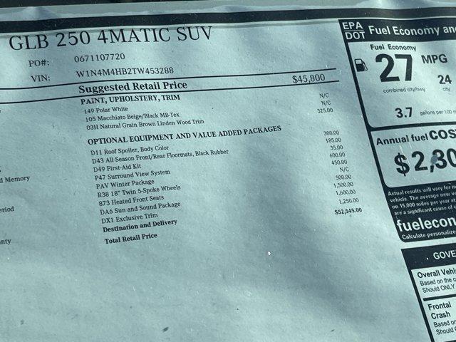 new 2026 Mercedes-Benz GLB 250 car