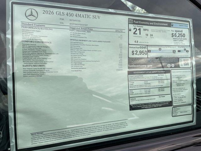 new 2026 Mercedes-Benz GLS 450 car