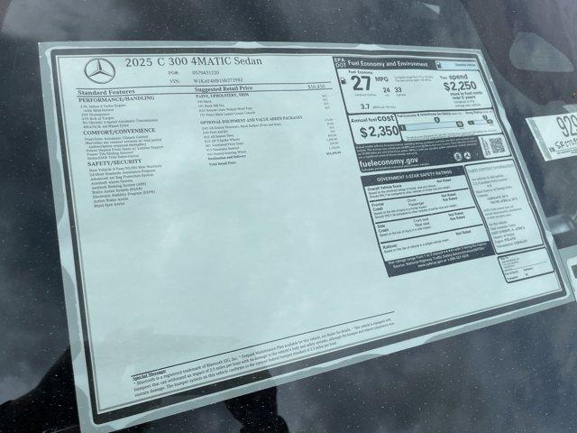 new 2025 Mercedes-Benz C-Class car