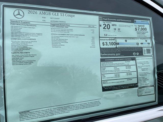 new 2026 Mercedes-Benz AMG GLE 53 car