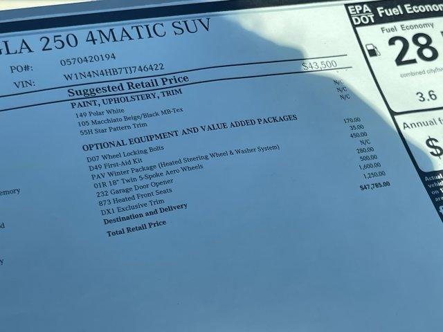 new 2026 Mercedes-Benz GLA 250 car