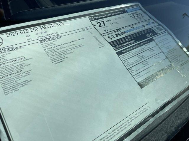 used 2025 Mercedes-Benz GLB 250 car, priced at $45,988