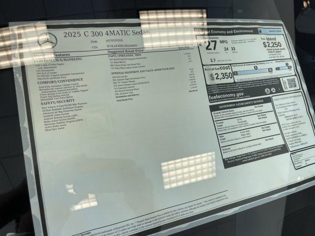 new 2025 Mercedes-Benz C-Class car