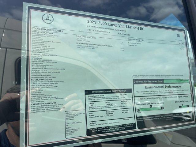 new 2025 Mercedes-Benz Sprinter 2500 car