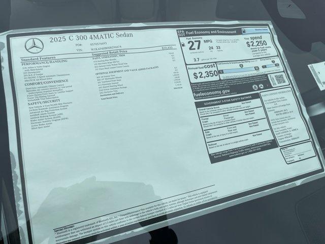 new 2025 Mercedes-Benz C-Class car