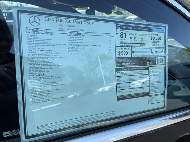 used 2023 Mercedes-Benz EQE 350 car, priced at $59,888