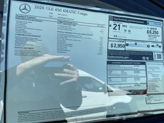 new 2026 Mercedes-Benz GLE 450 car