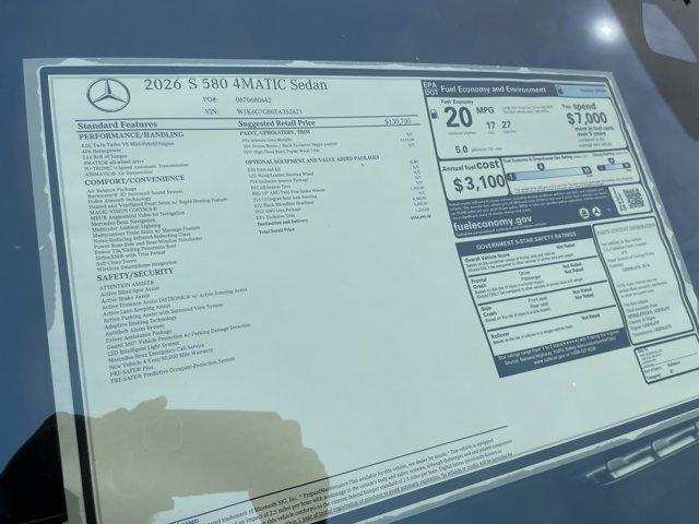 new 2026 Mercedes-Benz S-Class car