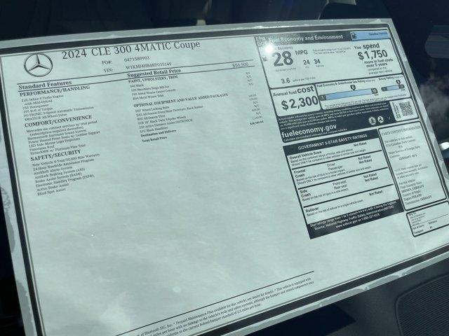 used 2024 Mercedes-Benz CLE 300 car, priced at $51,888