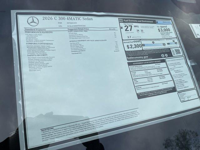 new 2026 Mercedes-Benz C-Class car