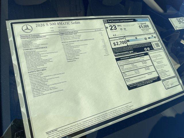 new 2026 Mercedes-Benz S-Class car