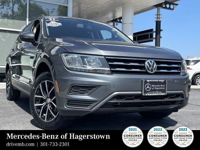 used 2021 Volkswagen Tiguan car, priced at $17,988