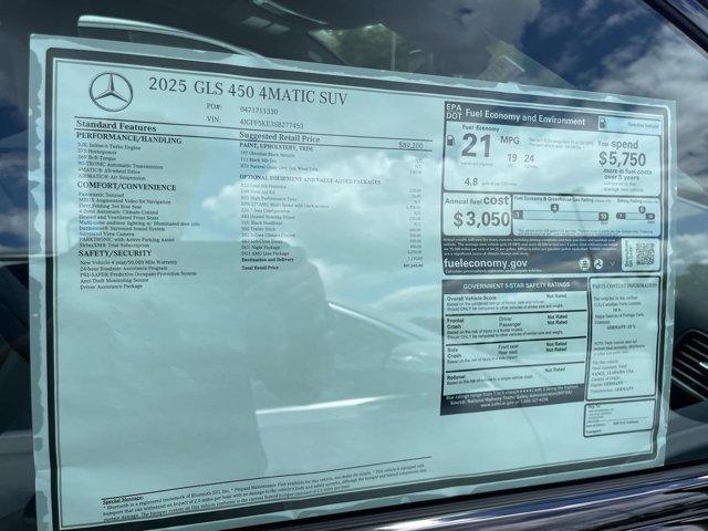 used 2025 Mercedes-Benz GLS 450 car, priced at $87,988