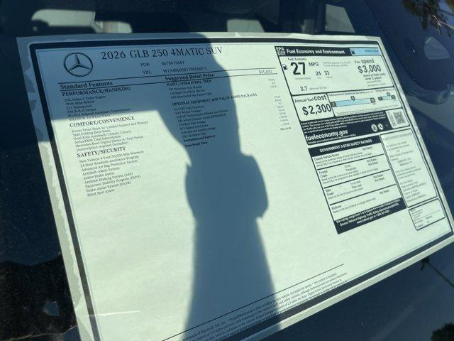 new 2026 Mercedes-Benz GLB 250 car