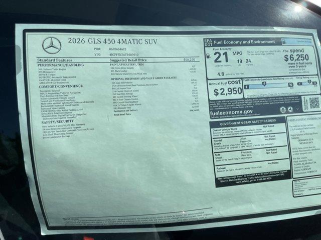 new 2026 Mercedes-Benz GLS 450 car
