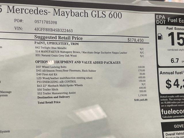 new 2025 Mercedes-Benz Maybach GLS 600 car