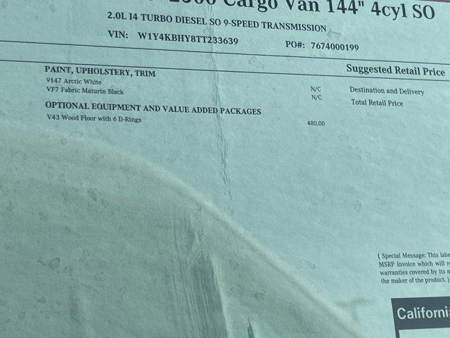 new 2026 Mercedes-Benz Sprinter 2500 car